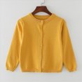 thumbnail image 2 of UAYOTSE Girls' 3T 4T 5T 6T 7T Toddler Long Sleeve Knit Sweater Solid Button Up School Uniform Cardigan Outerwear,Sizes 18-24 Months, 2 of 4