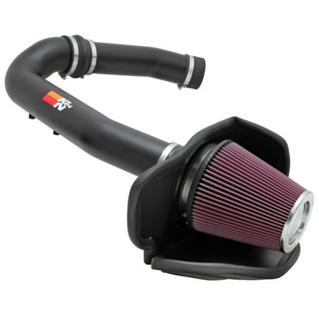 K&N Performance Cold Air Intake Kit 77-1560KTK with Lifetime Filter for Dodge Durango, Jeep Grand Cherokee 3.6L
