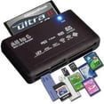 thumbnail image 2 of All-In-One Memory Card Reader For USB External Mini Micro SD SDHC M2 MMC XD CF, 2 of 5