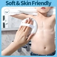 thumbnail image 6 of ACDANC 5Pcs Powder Puff, 4.13 Inch Powder Puff for Body Powder, Body Powder Puff Large Powder Puff Loose Powder Puffs Soft Velour Body Powder Puff and Container White, 6 of 7