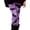 Purple, variant on Trendfront Womens Halloween Graphic Leggings High Waisted Spiderweb Print Full Length Stretch Leggings