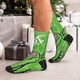thumbnail image 7 of Xecao CROCODILE HEAD Print Crew Socks for Men and Women, Men's Soft Moisture-wicking Sock, 7 of 7
