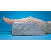 Elevating Leg Rest Pillow with Rest Blue Polycotton Zippered Cover - 23 x 7-3/4 x 19 in.