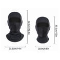 thumbnail image 3 of Motorcycle Balaclava Summer UV Protection Glasses Face Breathable Hole for Men, 3 of 8