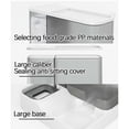 thumbnail image 3 of Mold Resistant Dual Automatic Pet Feeder for Home, Dry Wet Separation & Gravity Food Supply featuring 12.4x10.2x7.3 Inch & Plastic for Nourishment, 3 of 5