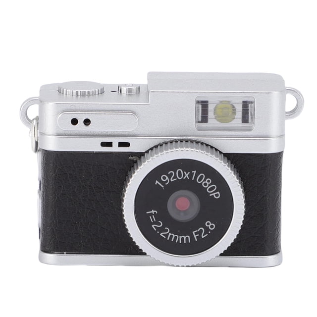 Mini Cámara De Llavero, 1080p FHD Mini Cámara Digital Retro, Pequeñas Cámaras Pequeñas Portátiles Cámaras Compactas Vintage Compactas, Grabadora De Video De Bolsillo Para