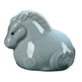 thumbnail image 4 of simhoa Ceramics Tea Pet Adorable Small Animal Sculpture for Tea Room Bookcase Hotel Horse, 4 of 8