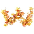 thumbnail image 4 of WREESH 1.7M Autumn Maple Leaf Rattan Simulation Maple Rattan Halloween Decoration Clearance, 4 of 6