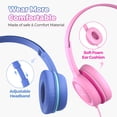 thumbnail image 4 of Auriculares vinamass A63 Kids con límite de volumen de 85 dB para niños pequeños, 4 of 6