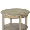 thumbnail image 3 of Rena Side End Table- 2 Shelves- 24 Inch Plank Light Brown Mahogany, 3 of 5