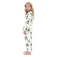 thumbnail image 4 of Fluffy Pajamas Set Fuzzy Winter Warm Pj Sets Pullover Tops and Long Pants Panda Eating Bamboo X-Small, 4 of 8