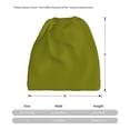 thumbnail image 3 of Disketp Olive Slouchy Beanie Hip-Hop Soft Lightweight Running Beanie Adult Hats Chemo Cap for Men Women, 3 of 8
