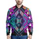 thumbnail image 3 of Chaqueta con cremallera y estampado azteca colorido para hombre, exquisita chaqueta con estampado 3D, tops de gran tamaño para primavera y otoño, chaquetas de manga larga para uso diario, 3 of 5
