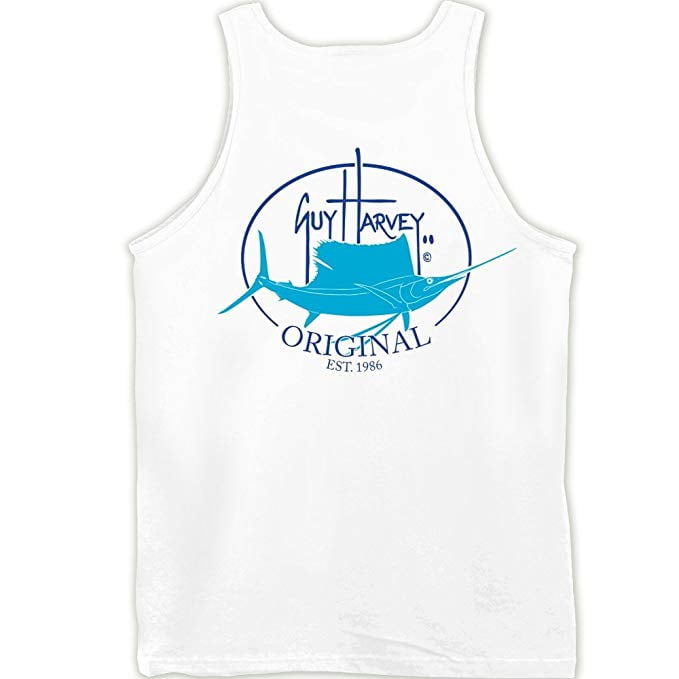 GUY HARVEY Mens Original Fin Tank 
