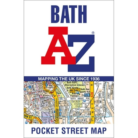 Bath A-Z Pocket Street Map, (Paperback)