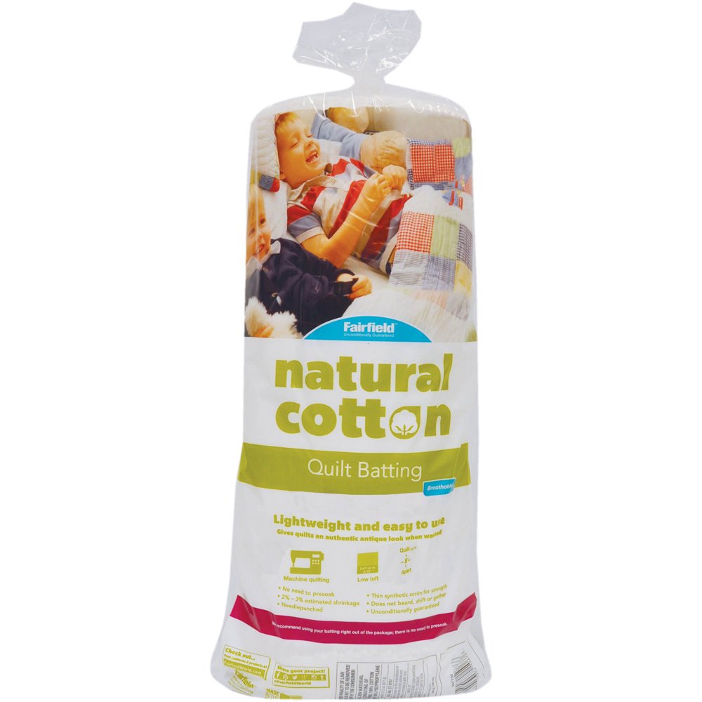 Soft and Toasty Cotton Quilt Batting, 1 Each