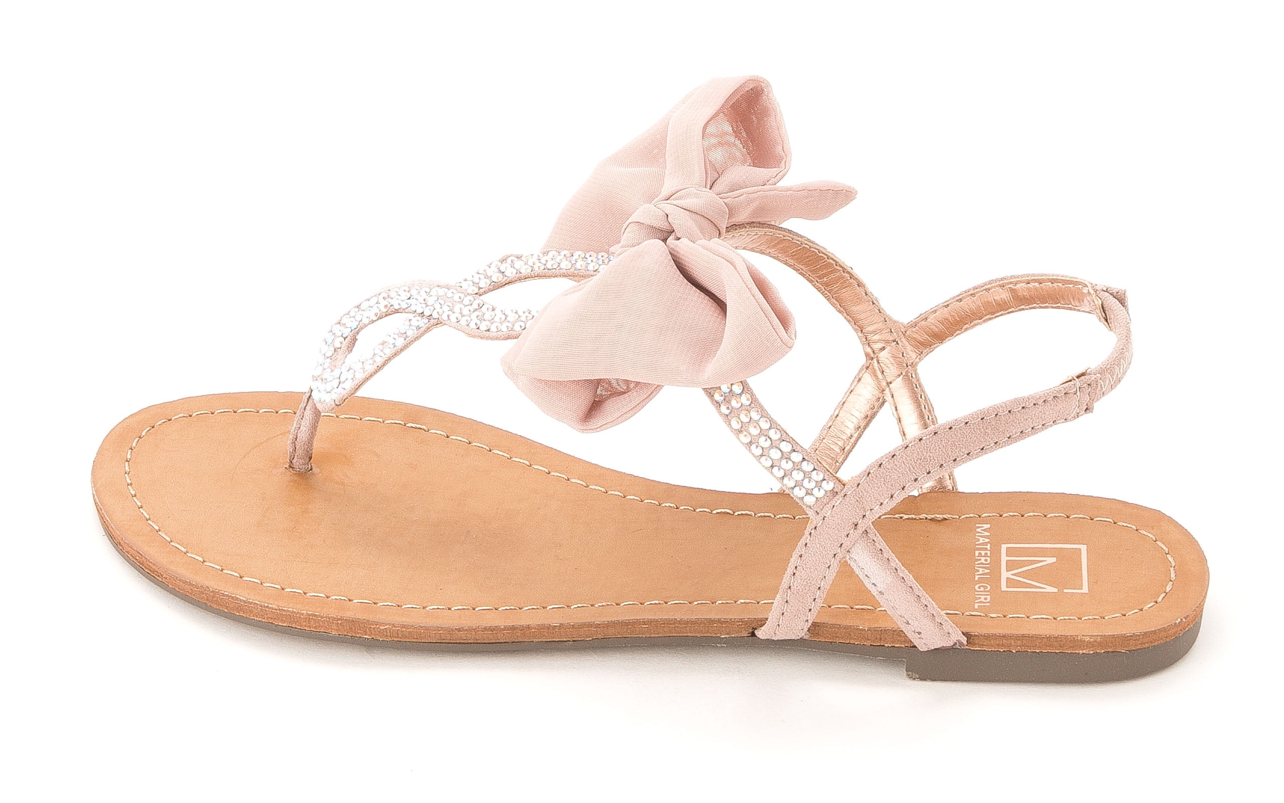 material girl bow sandals