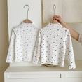 thumbnail image 5 of Little Bottoming Sleeves Shirt Long Jacket High T Shirt Heart Shaped Girls Tops Tees Shirts, 5 of 9