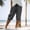 Black, variant on Outfmvch Summer Pants for Women Cotton Linen Pants Straight Wide Leg Linen Palazzo Trousers Paper Bag Pants Capris Drawstring with Pockets Gauze Pants Cropped Trouser Beach Pant Black S-2XL