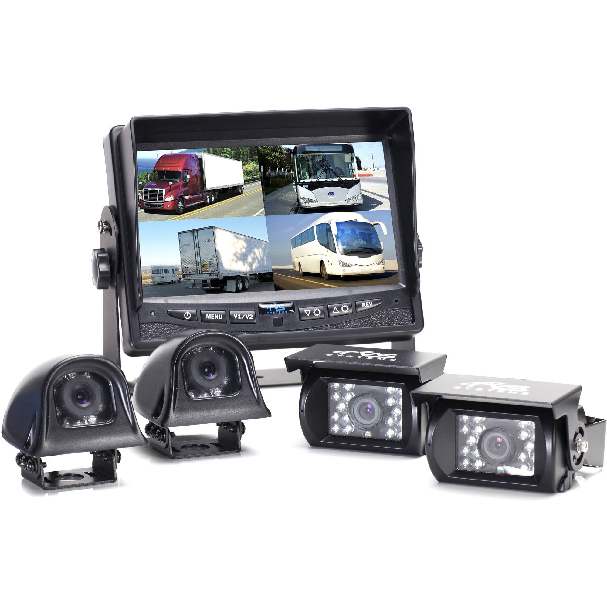 Rear View Camera System, 4 Camera Setup