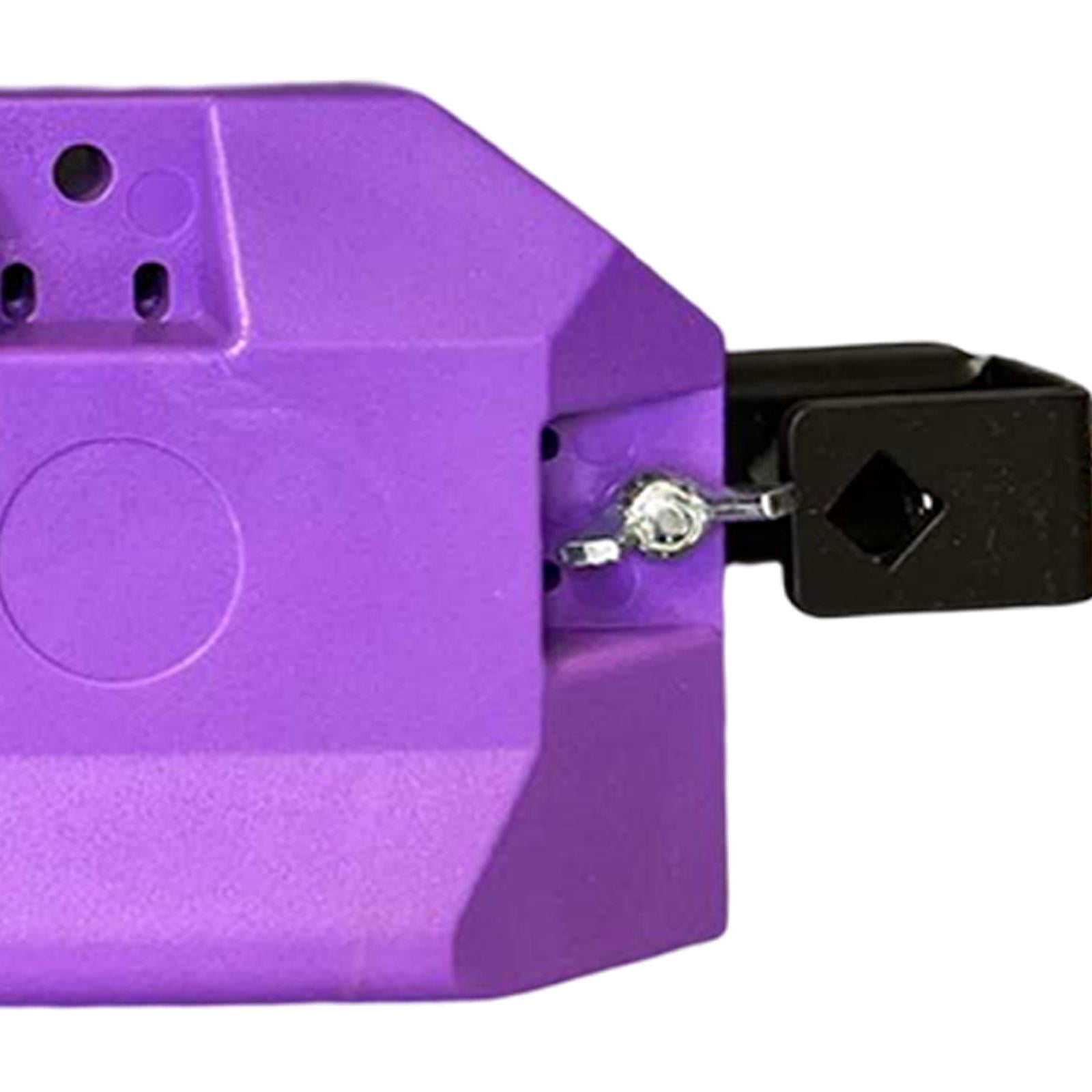 LeeQinersw High and Low Sound Latin Drum Instrument for Cow Bell Bracket Musical Percussion Violet
