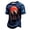 00-Blue1077, variant on Halloween T Shirt for Boys Wolf Graphic Tee Short Sleeve Crewneck T Shirt, Orange, Sizes 2-13