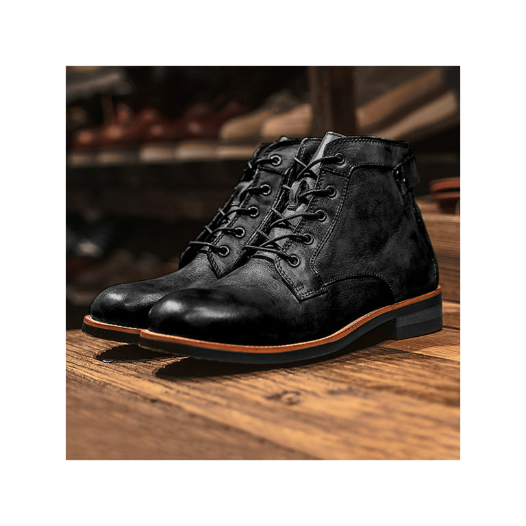 Ritualay Men's Lace Up Ankle Boot