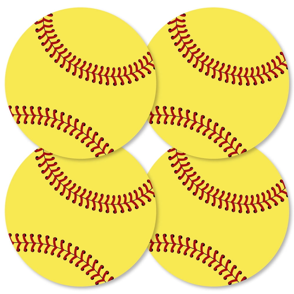 Big Dot of Happiness Grand Slam Fastpitch Softball Decorations DIY