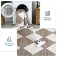 thumbnail image 3 of 2x6 Kitchen Rug Washable Hallway Runner Rugs Non Slip Neutral Area Rug Stain Resistant Checkered Rugs Brown, 3 of 8
