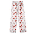 thumbnail image 7 of Ruimatai Women's Valentine's Day Printed Pajama Sets Long Sleeve Button Down Shirt Pjs Sets Nightwear Sleepwear Suits, 7 of 7