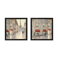 thumbnail image 2 of Metaverse Julia Purinton 'Touring Paris Couple' Framed Art (Set of 2), 2 of 4