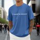 thumbnail image 2 of Camiseta de verano para hombre con cuello redondo, estampado urbano, poliéster-spandex, holgada, informal, tallas XXS-XXXXXXL para todas las estaciones., 2 of 4