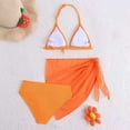 thumbnail image 4 of lnmuld Girls 2 Piece Printed Bikini Set Stylish Swimwear for Beach Pool Summer Bathing Suit for Kids Size:7-8 Years, 4 of 7