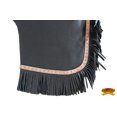 thumbnail image 5 of Hilason Western Bull Riding Chinks Chaps Adult Pro Rodeo Bronc Leather Black, 5 of 5