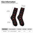 thumbnail image 2 of Pofeuu Poker Creative Symbols Print Crew Socks, Adult Running Hiking Socks for Youth and Adult, 2 of 6