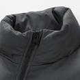 thumbnail image 6 of Timoontee Men's Padded Coat Casual Stand Collar Jacket Coat Thick Warm Coats Solid S-Zipper Quilted Coats Fall Winter Fashion Clothes Gray S, 6 of 7