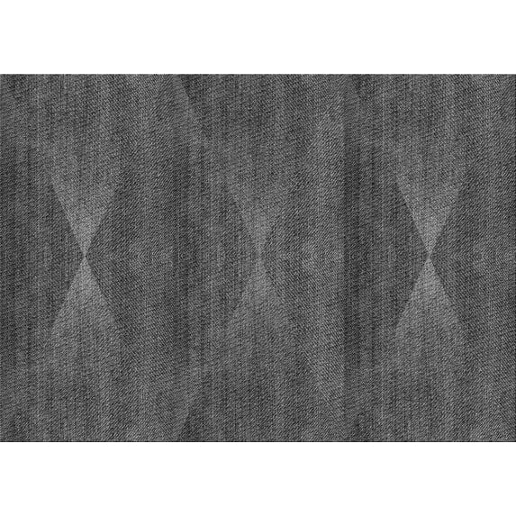 Ahgly Company Indoor Rectangle Patterned Platinum Gray Area Rugs, 3' x 5'