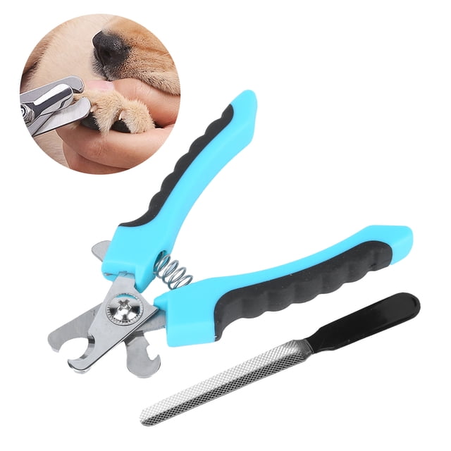 Cortauñas Profesional Para Perros, Hojas De Acero Inoxidable Con Seguro Y Lima De Uñas, Para Aseo De Mascotas Perros Grandes