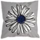 thumbnail image 2 of Fundas de cojín azul de 18 x 18 pulgadas, juego de 4 fundas de cojín decorativas grises para sofá, funda de almohada moderna con margaritas para sala de estar, cojín, cama, exterior, azul marino y gr, 2 of 5