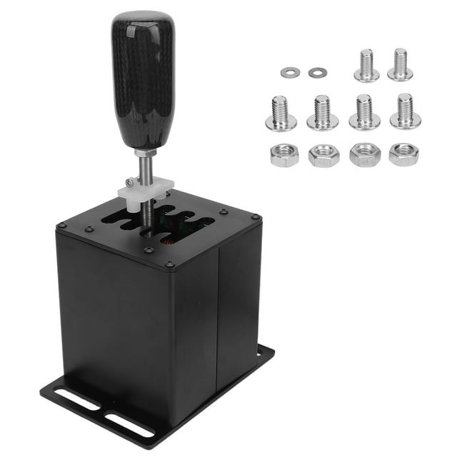Simulador USB de palanca de cambios NikouMX Juegos de carreras H Agarre de fibra de carbono Para volante G29 G27 G25 G920 T300RS GT