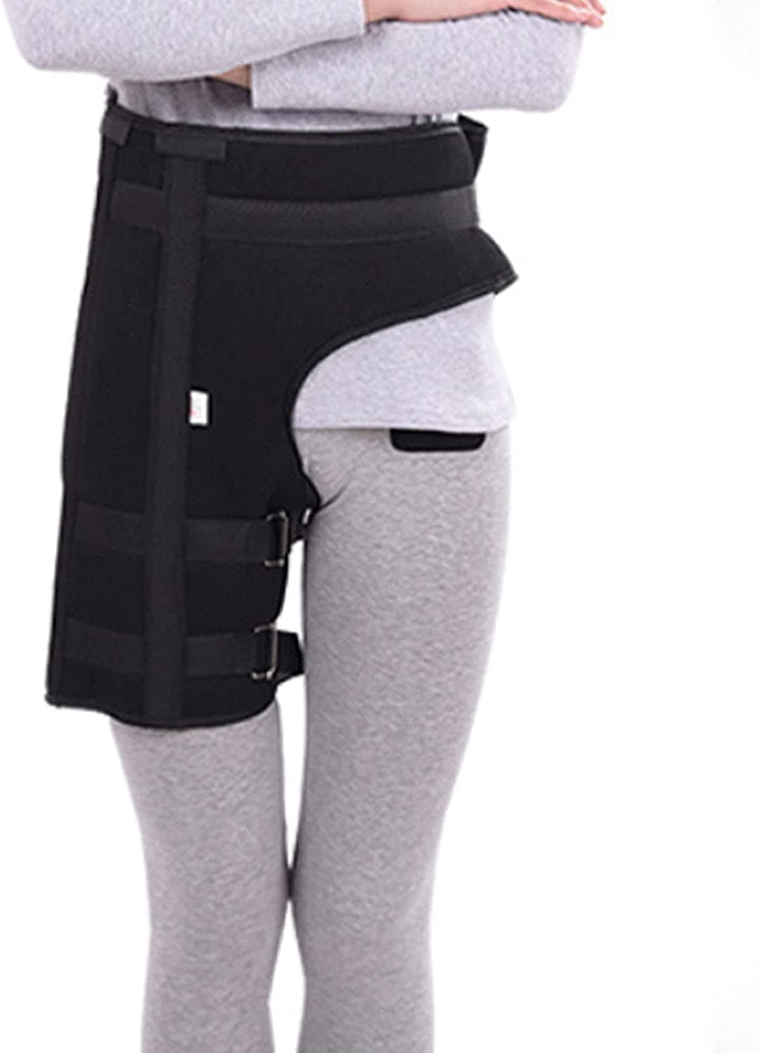 Hip Joint Fixation Brace Leg Warmer Immobilizer Cycling Knee Splint