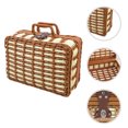 thumbnail image 1 of GOOHOCHY Vintage Suitcase Woven Storage Case Decorative 1Set, 1 of 7
