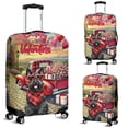 thumbnail image 2 of Be My Valentine's Scottish Terrier Truck Full of Love Flower Balloon Travel Luggage Cover Scottie Dog Lover Gifts Suitcase Dust Protective Decor - 02029, 2 of 5