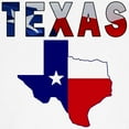 thumbnail image 3 of CafePress - Flag Map With Texas Ringer T - 100% Cotton Ringed T-Shirt, 3 of 4