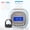 Lite Blue-50Cards+1Ribbon, variant on Timozia Punch Card Attendance Machine – Time Tracker Bundy Clock for Small Business – In and Out Time Clocks with Gifts