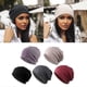 thumbnail image 1 of 5 Piece Slouchy Baggy Beanie Chemo Hat Cap Khaki + Black + Gray + Wine Red + Purple, 1 of 5