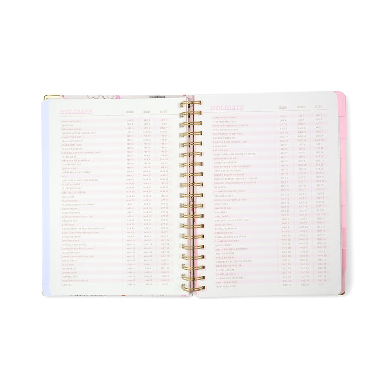 Think Ink 15 Month Weekly Twin Wire Planner, 7.5