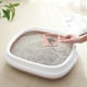 thumbnail image 2 of Caja de arena semiabierta Fernando para gatos con borde alto Rosa Medio, 2 of 8