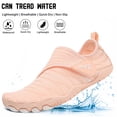thumbnail image 3 of CHICVOMEY Mens Non-Slip Velcro Water Shoes Couple Quick-Dry Breathable Barefoot Shoes womens Lightweight Flexible Sport Shoes for Fishing Aqua Pool Snorkeling, 3 of 9