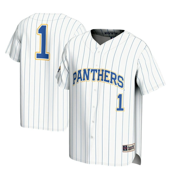 Youth GameDay Greats #1 White Pitt Panthers Lightweight Baseball Jersey